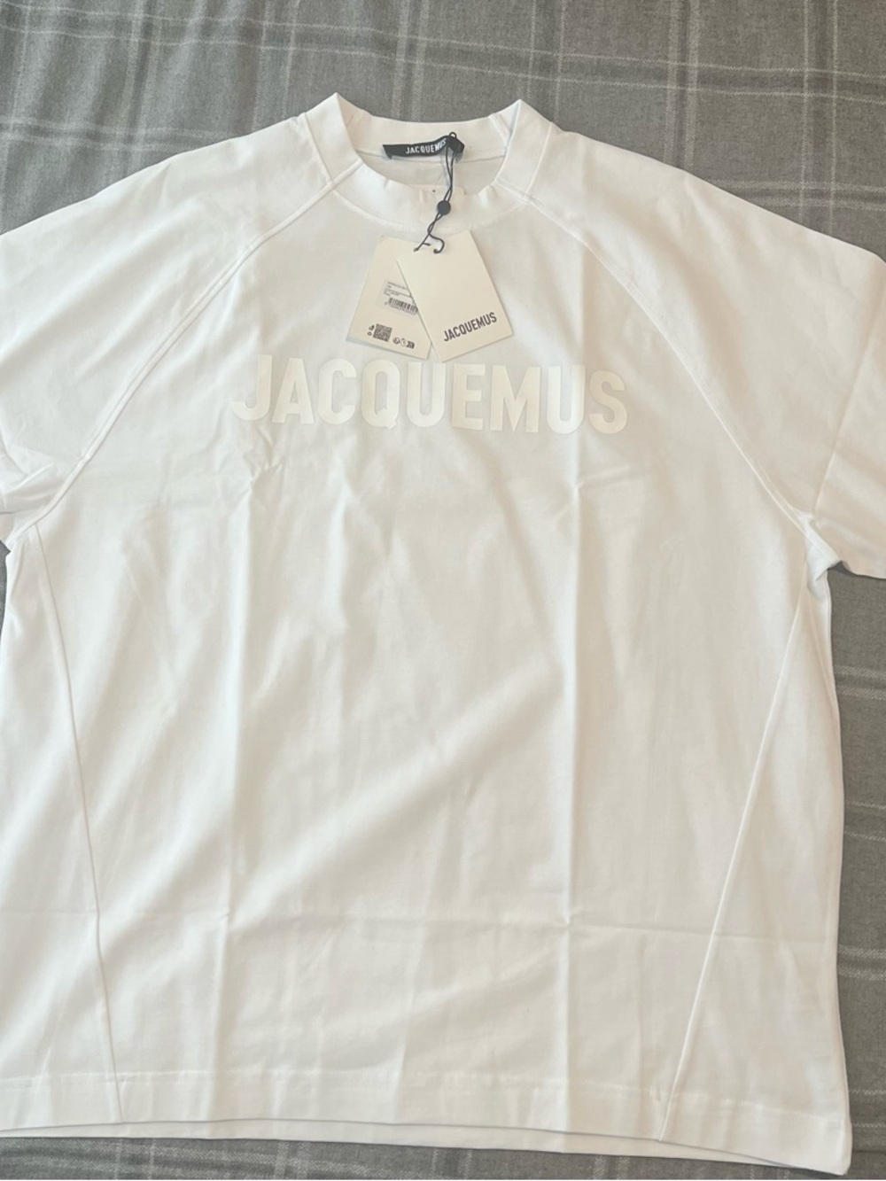 Jacquemus White Short-Sleeve Logo Tee